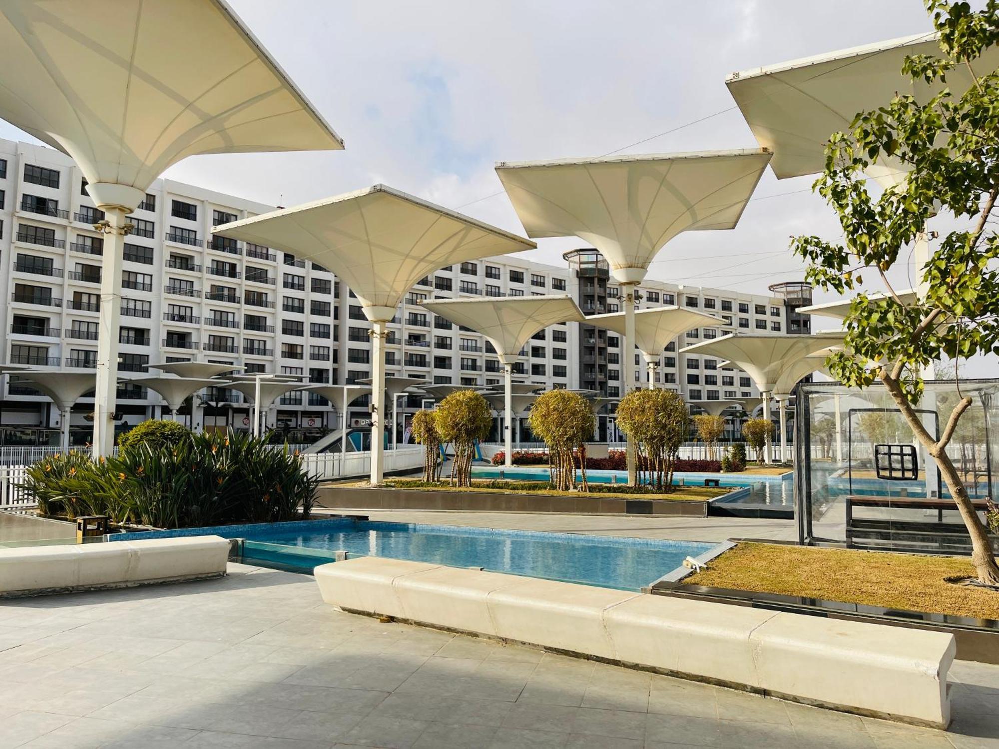 Happy Vacation Duplex, New Cairo Apartment Bagian luar foto